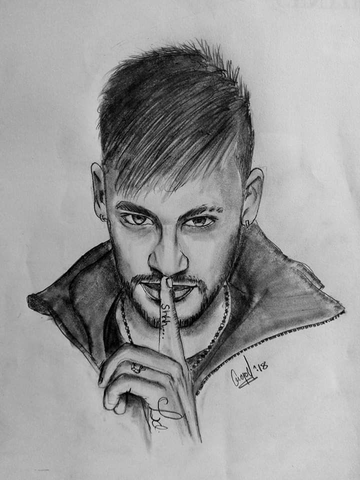 neymar jr portrait 0048