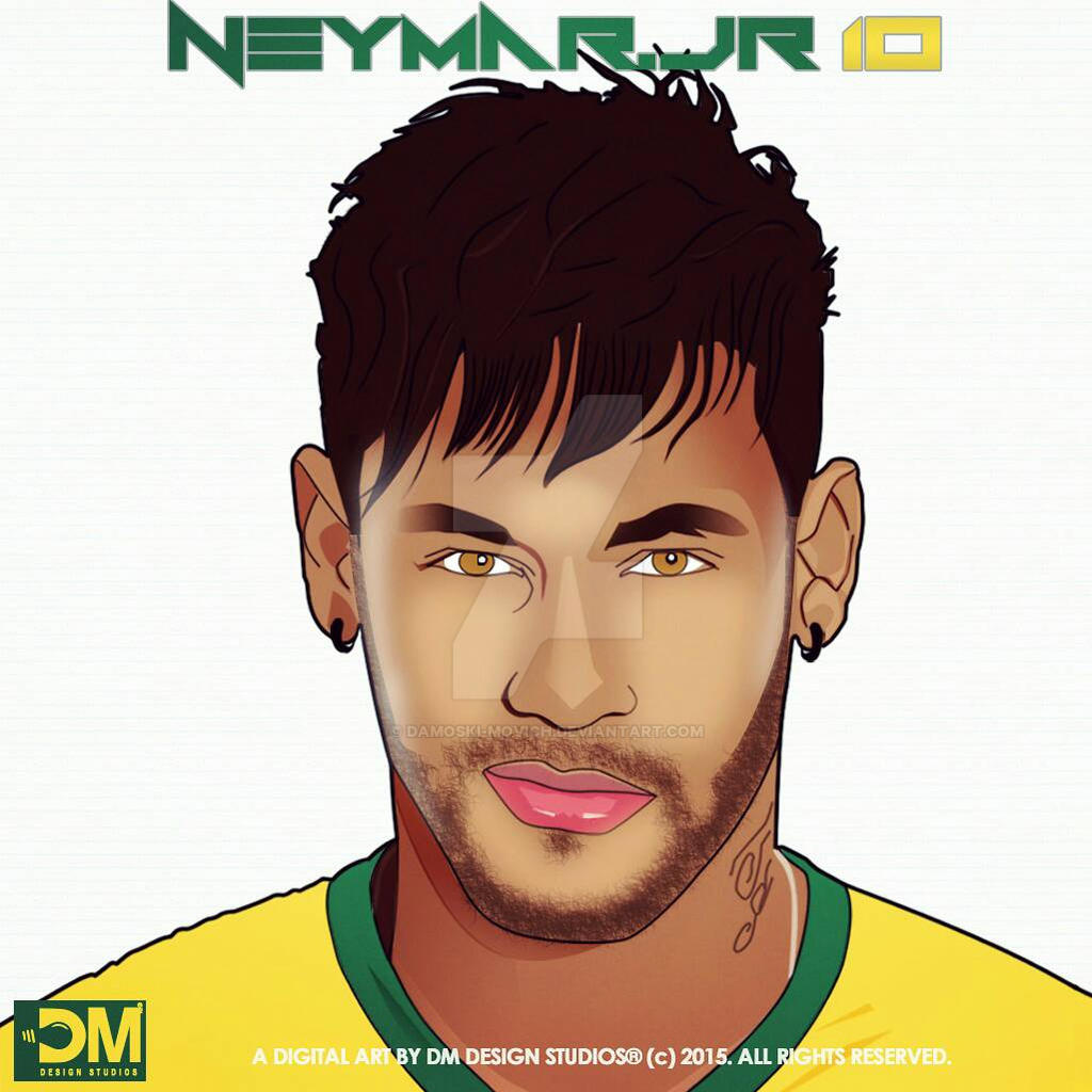 neymar jr portrait 0083