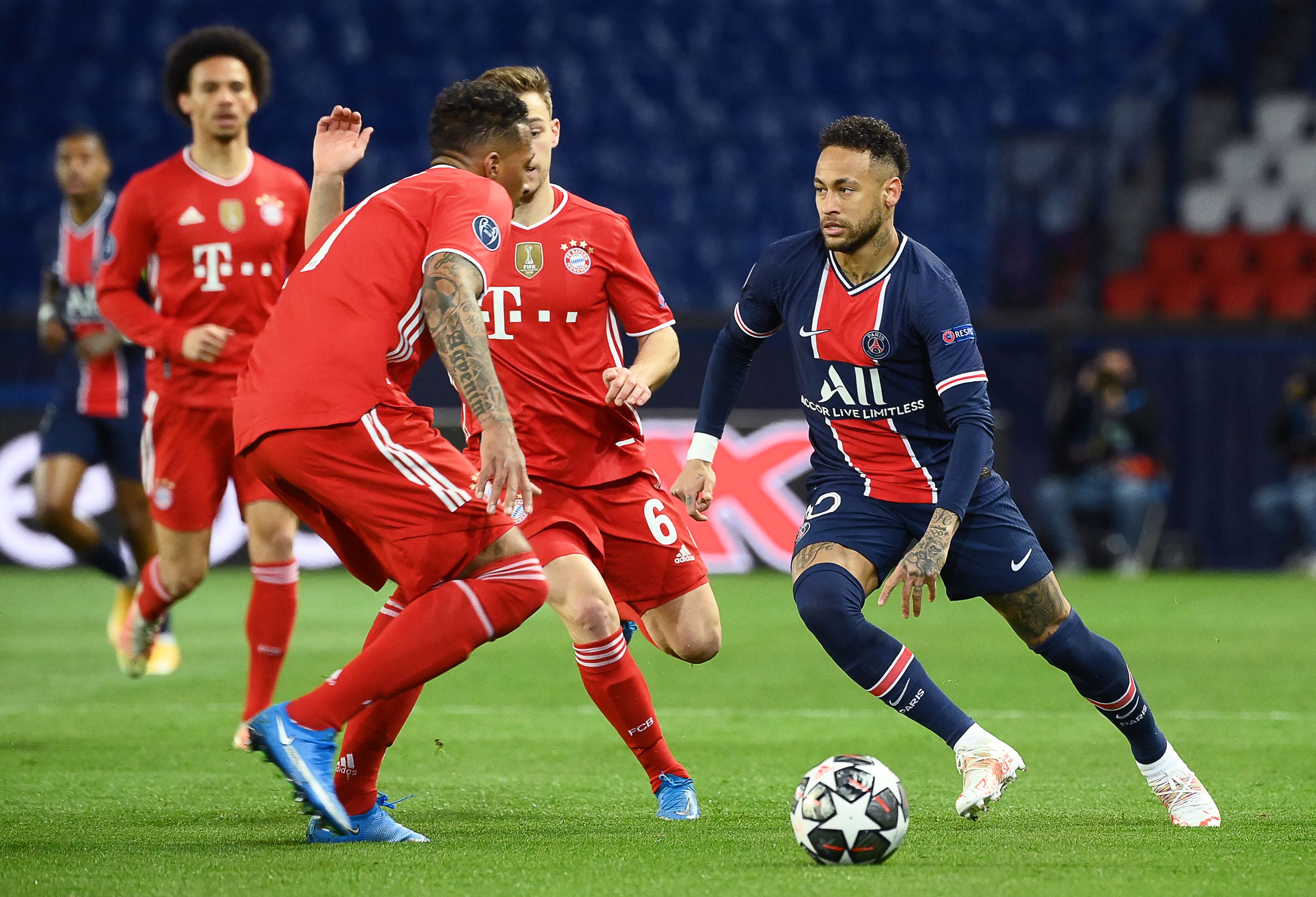 Neymar vs Bayern controversies.