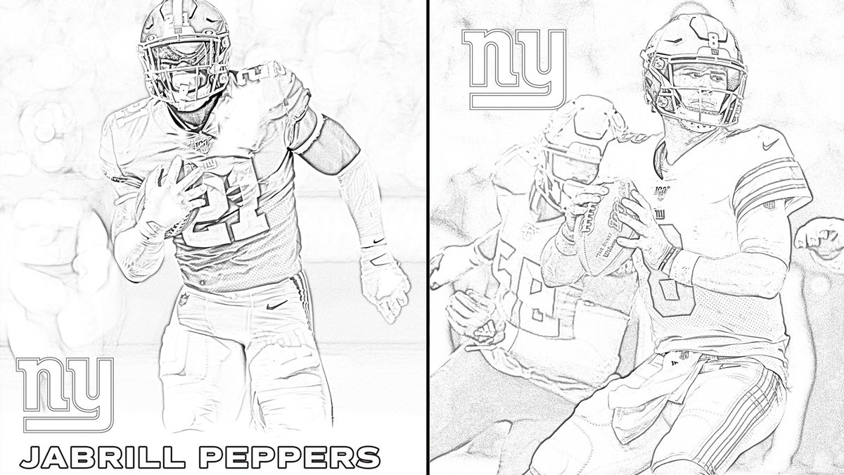 NFL player coloring sheets