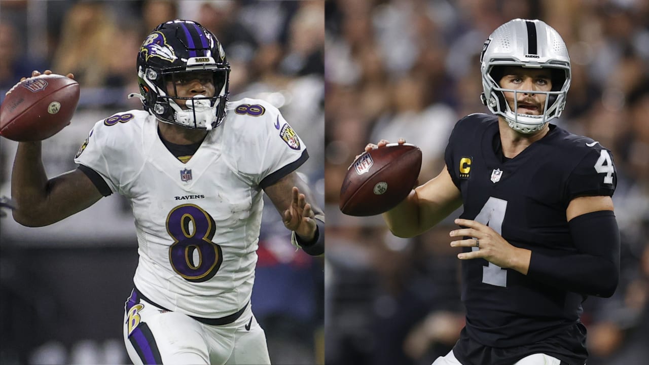 NFL rivalry Ravens Raiders.