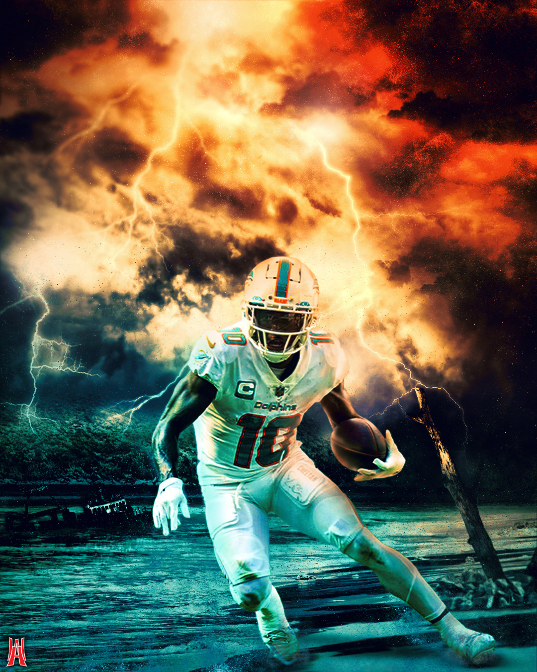 nfl tyreek hill wallpaper 0021