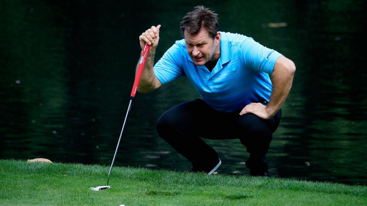 Nick Faldo British Open statistics.