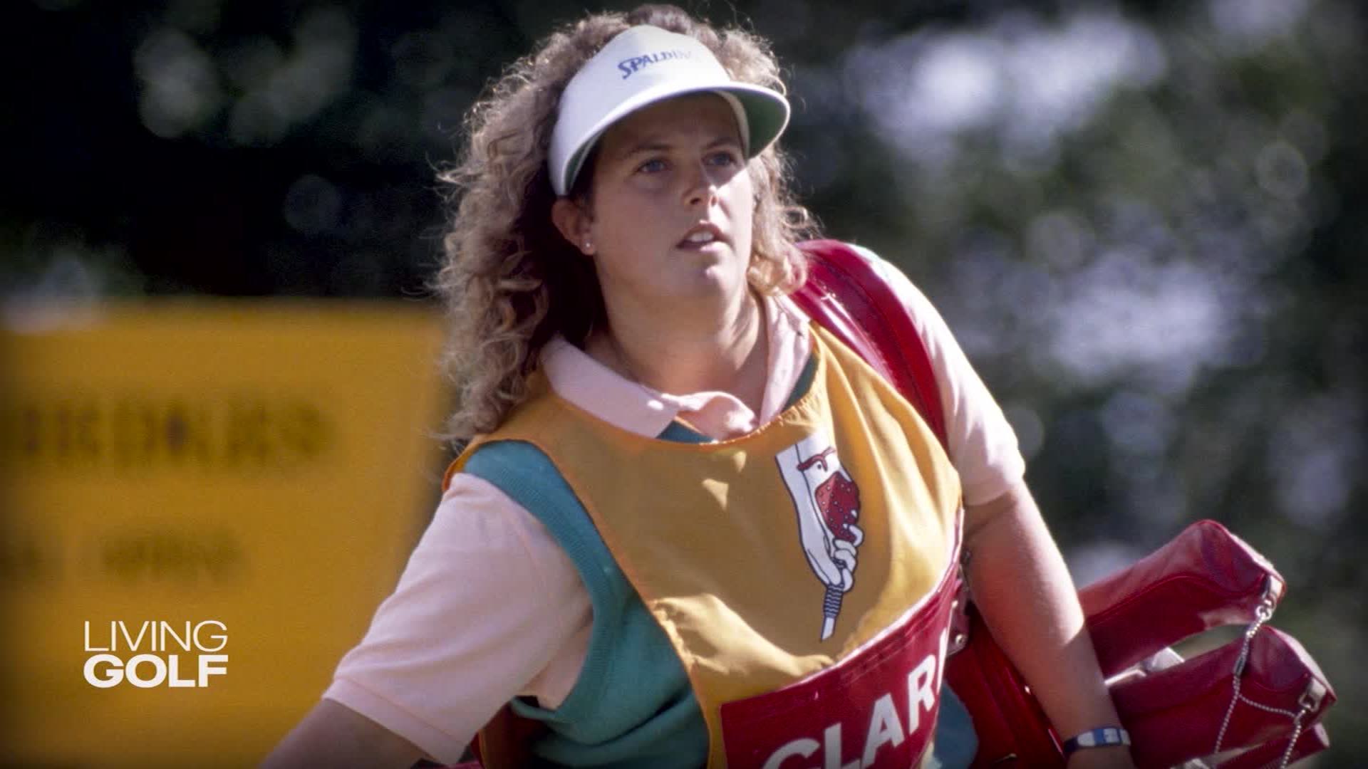 Nick Faldo caddy tournaments.