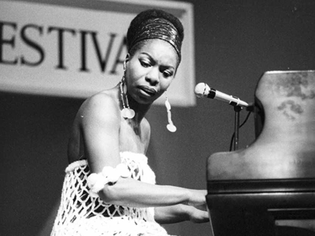 Nina Simone candid shots