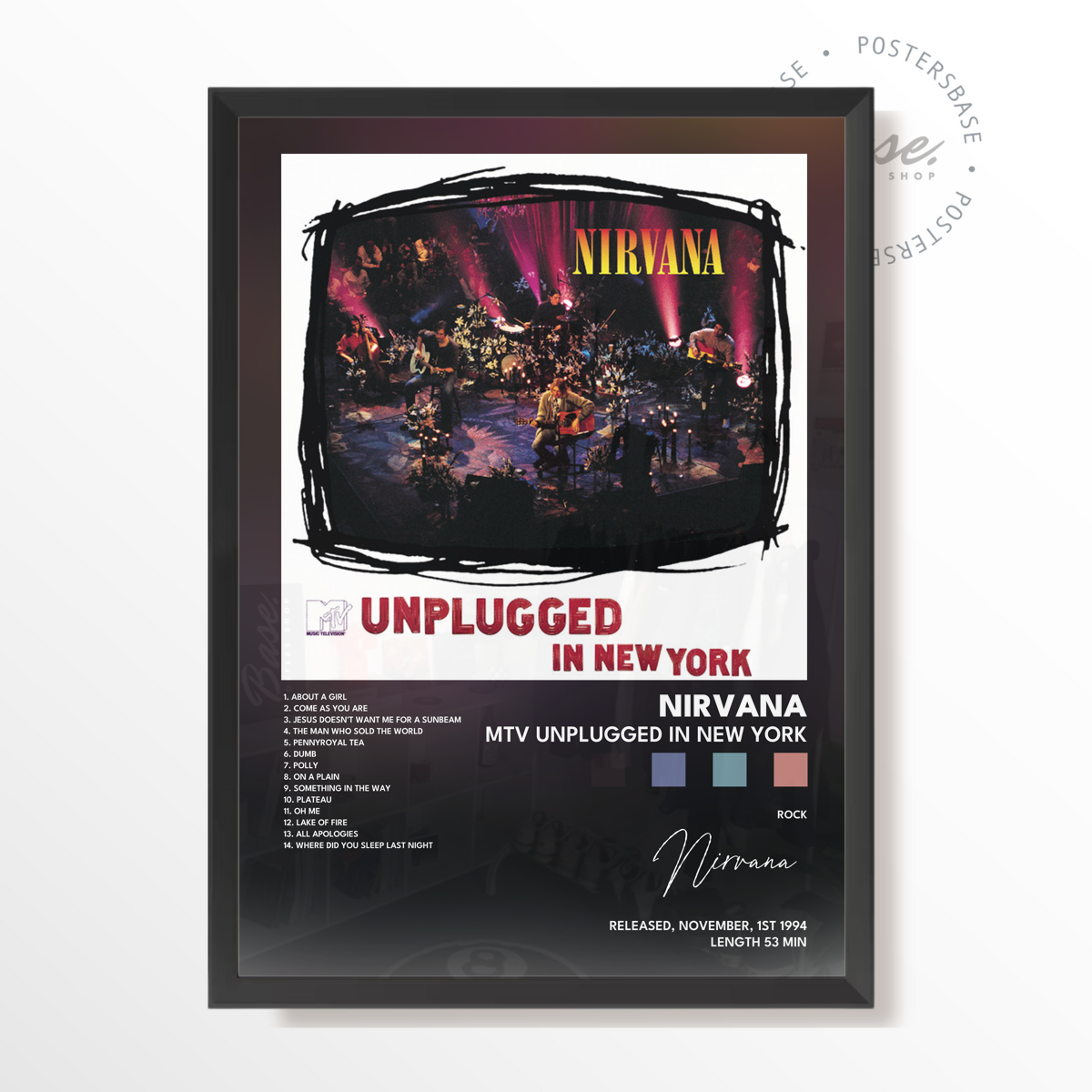 nirvana unplugged poster 0011