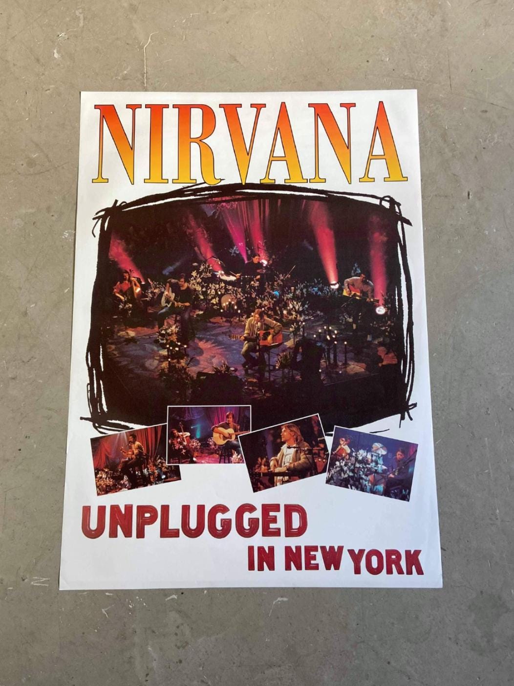 nirvana unplugged poster 0014