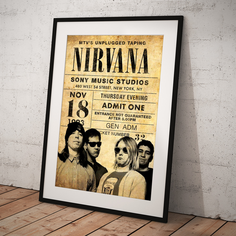 nirvana unplugged poster 0024