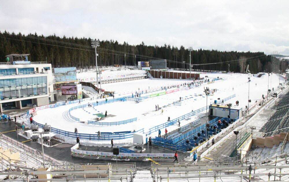 Nove Mesto biathlon athletes.