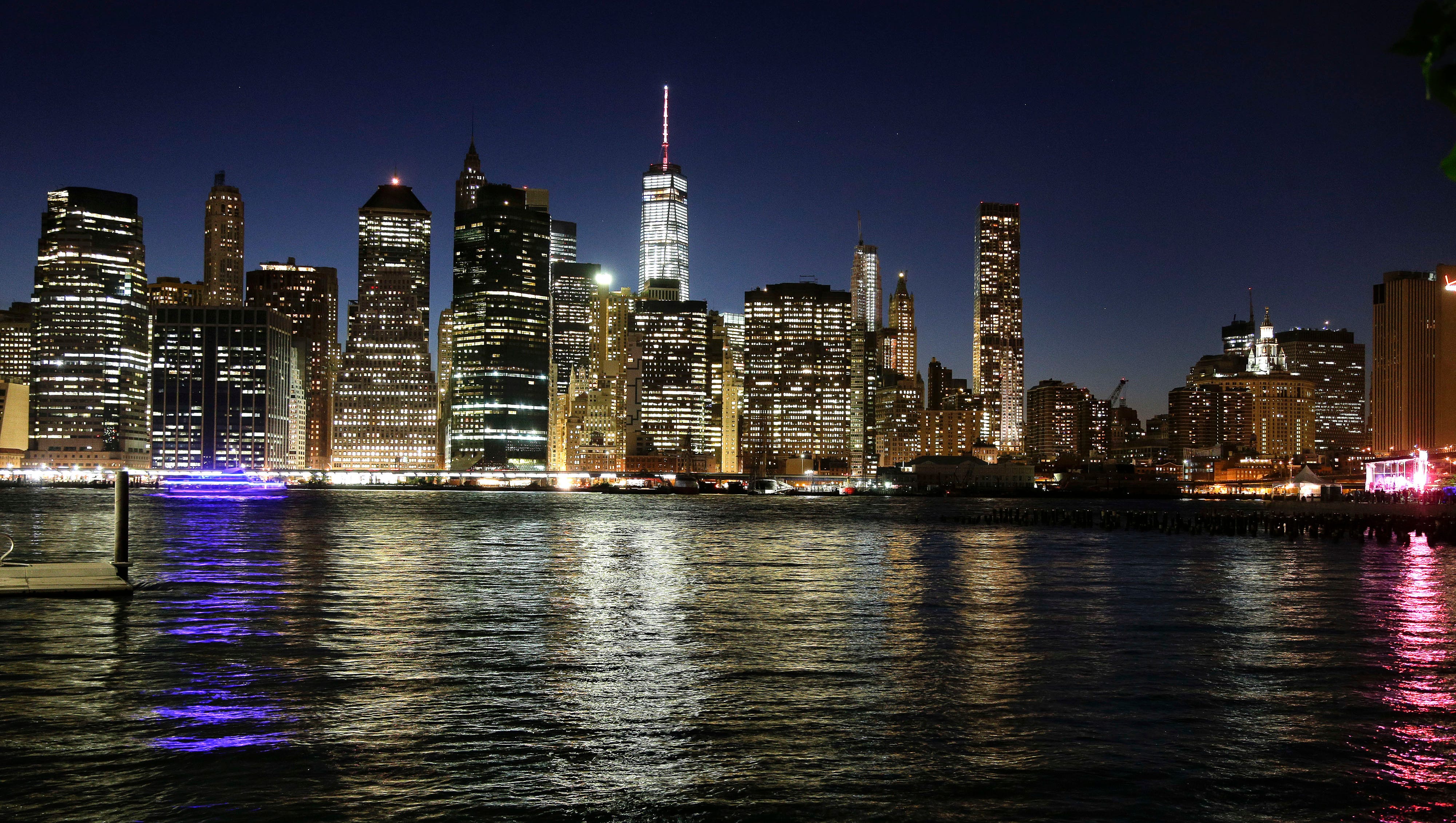 nyc skyline night