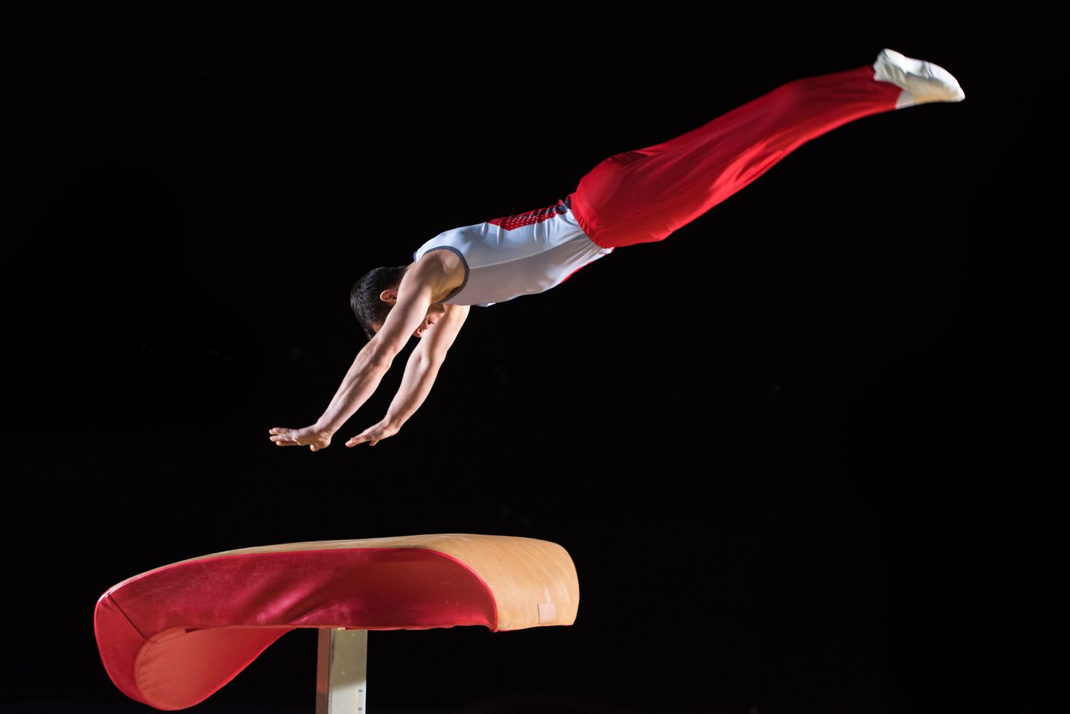 Olympic gymnastics vault