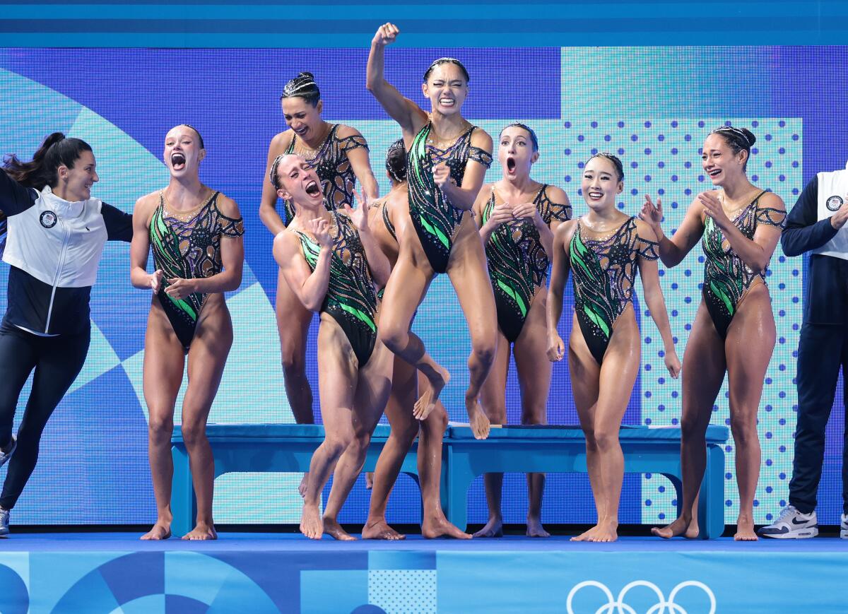 Olympic synchronized swimming USA
