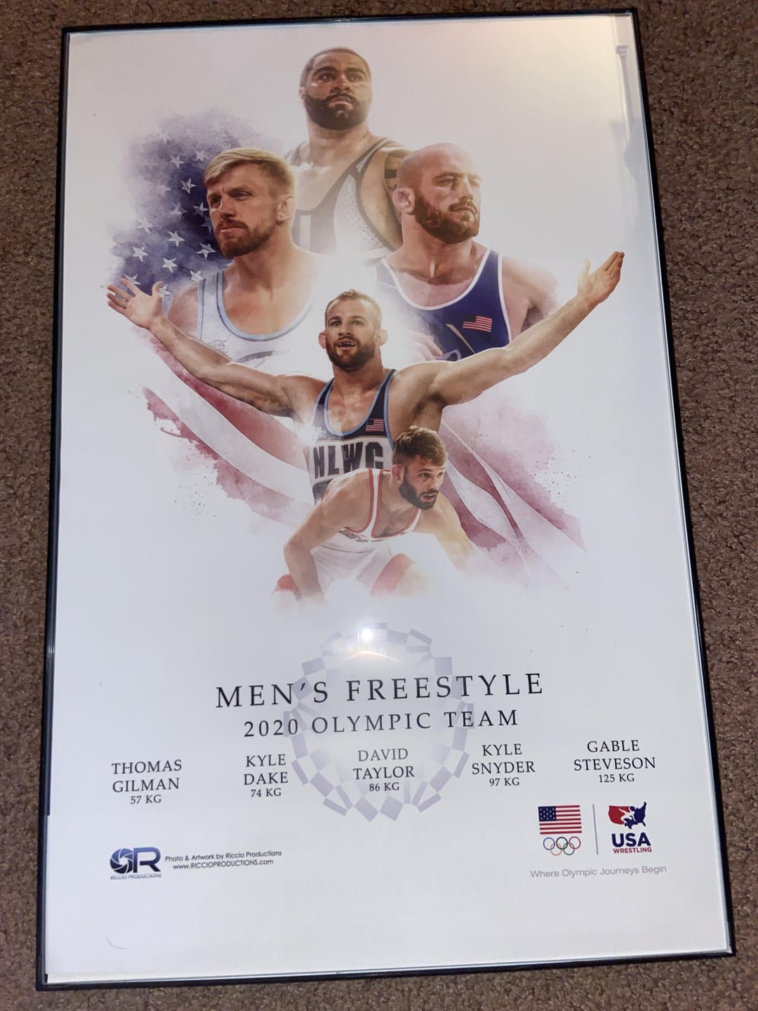 olympic wrestling poster 0014