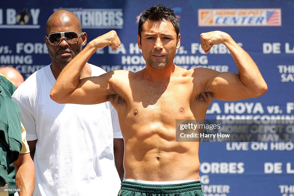 oscar de la hoya latest weigh in