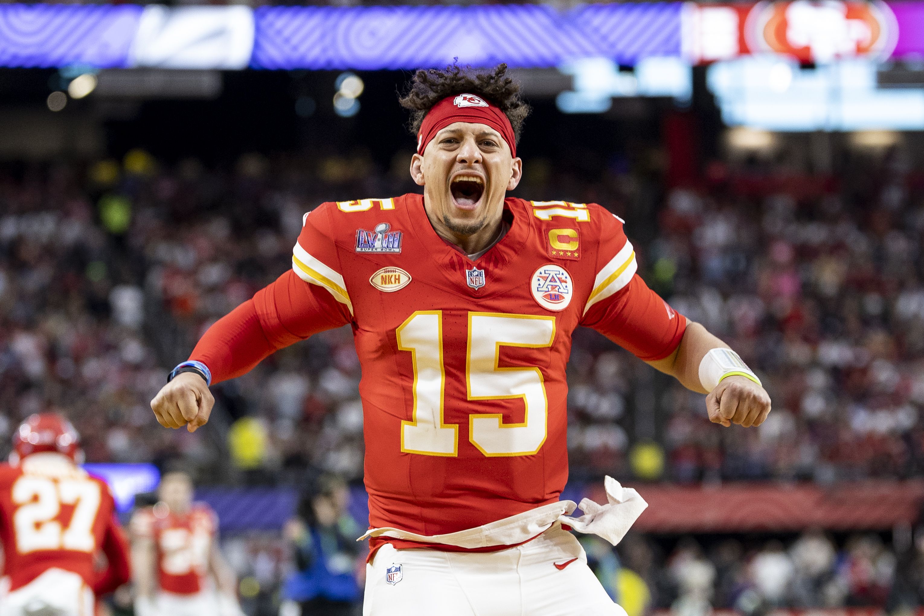 Patrick Mahomes facial features