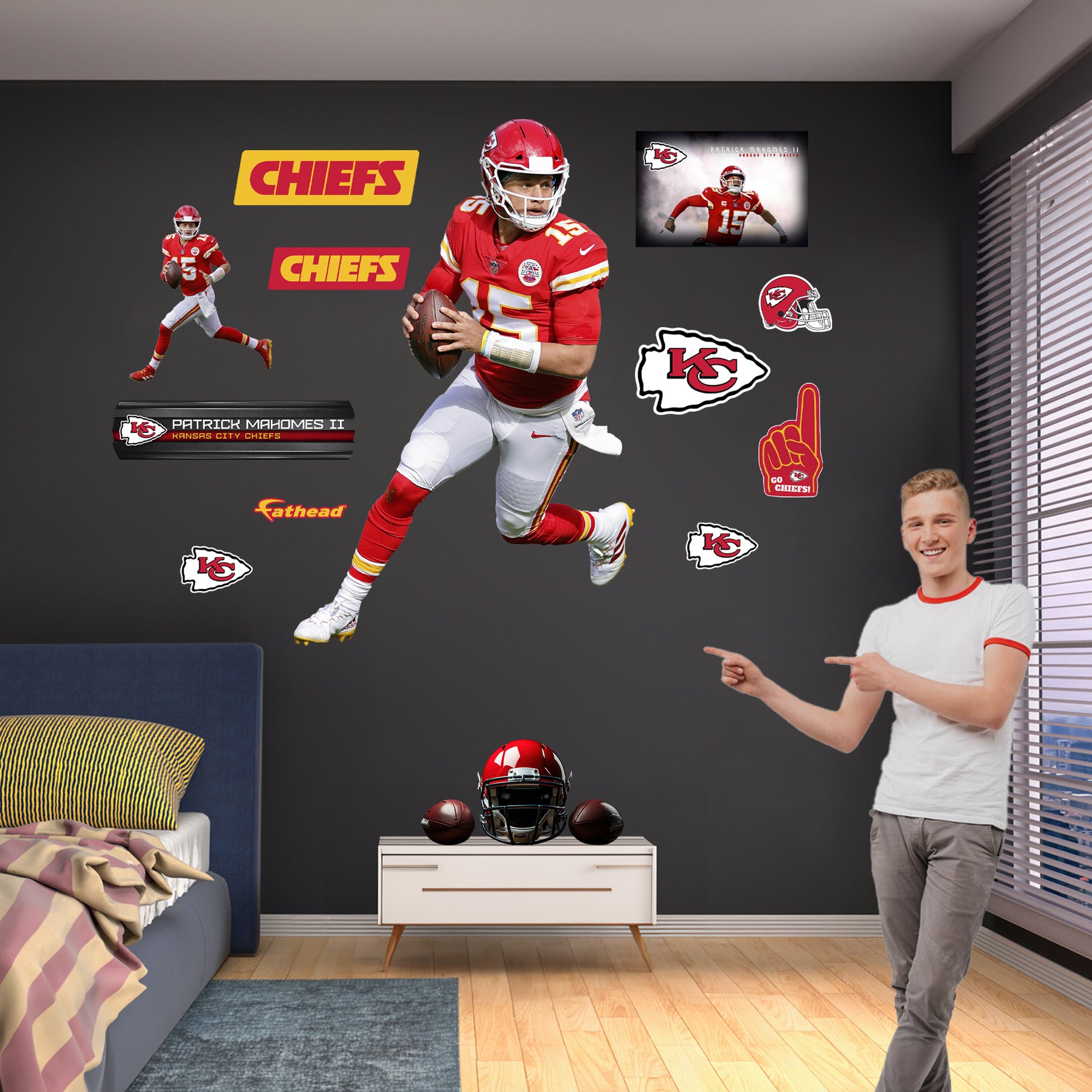 Patrick Mahomes fan art printable.