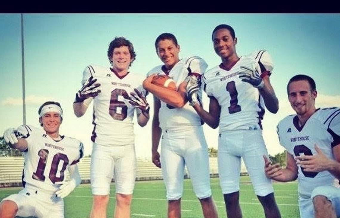 Patrick Mahomes football young