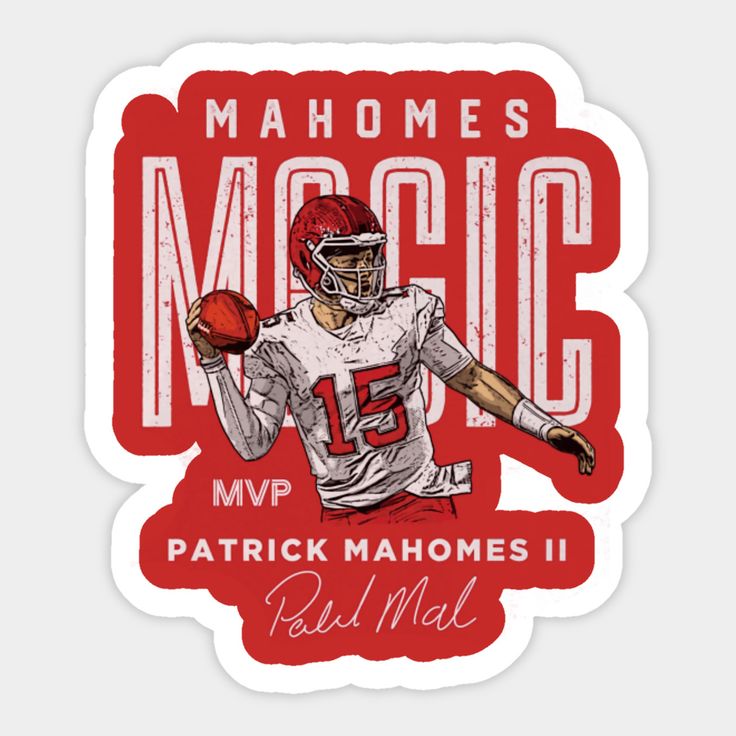 patrick mahomes helmet stickers 0018