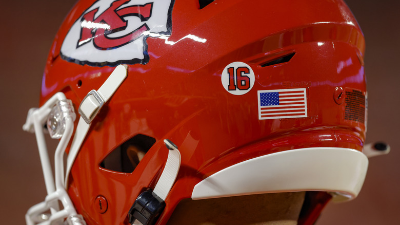 patrick mahomes helmet stickers 0045