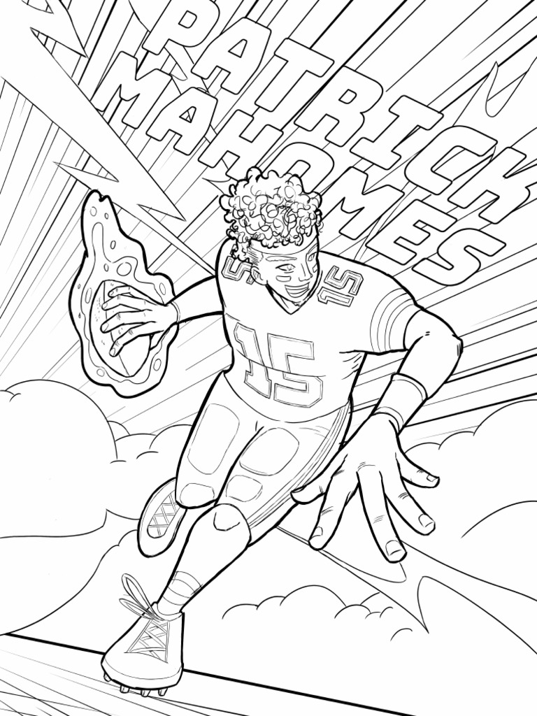 Patrick Mahomes scrapbook templates
