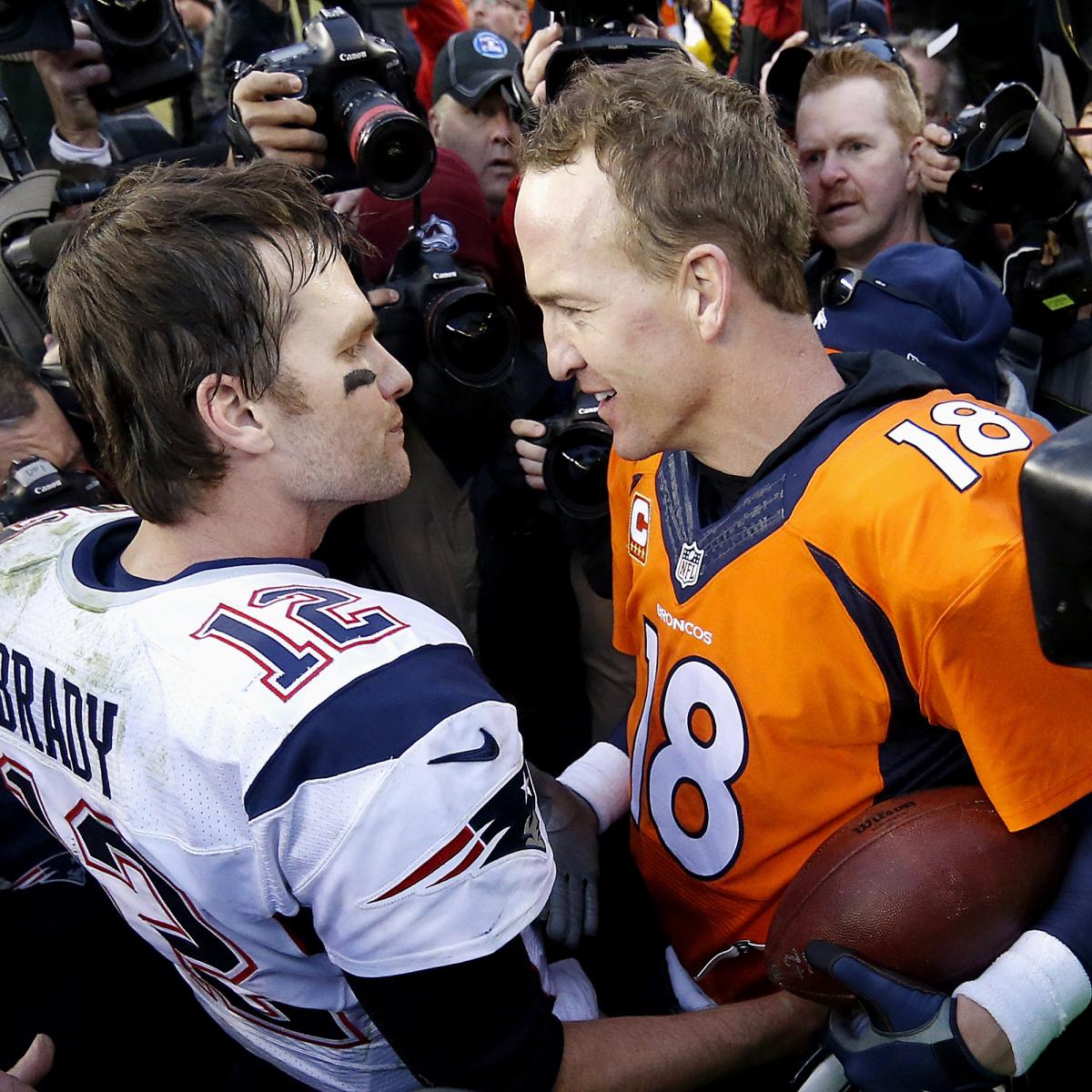 Patriots Broncos playoff history