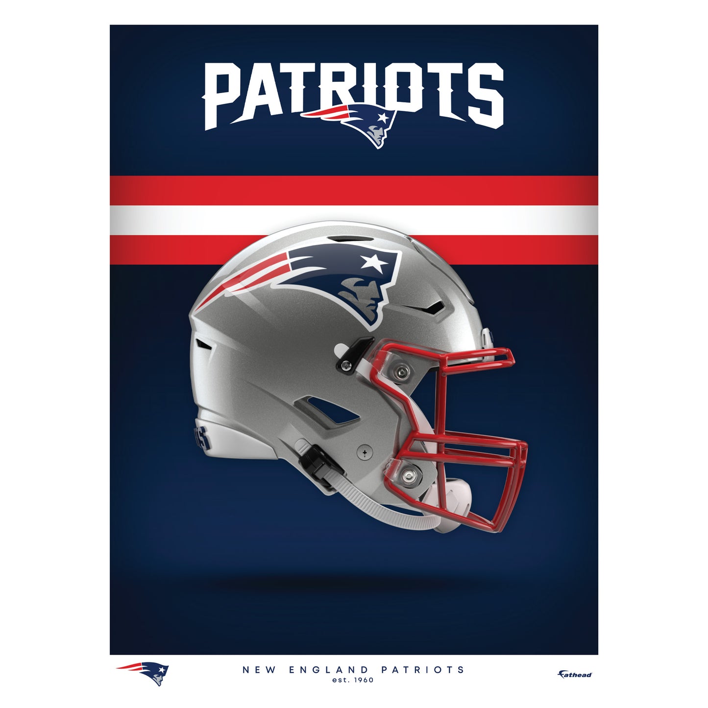 Patriots team spirit wall art