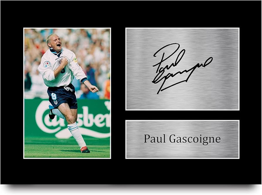 paul gascoigne autograph 0011