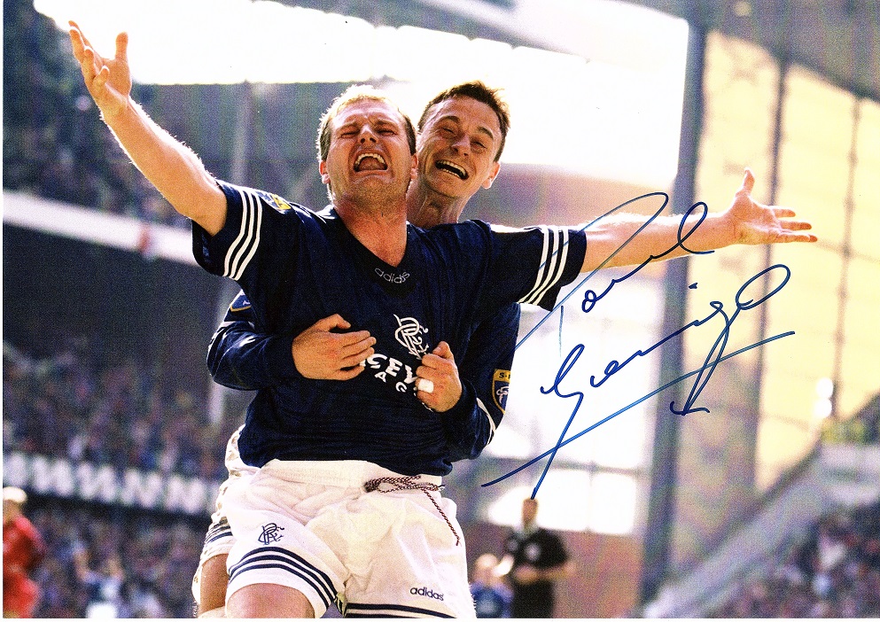 paul gascoigne autograph 0017