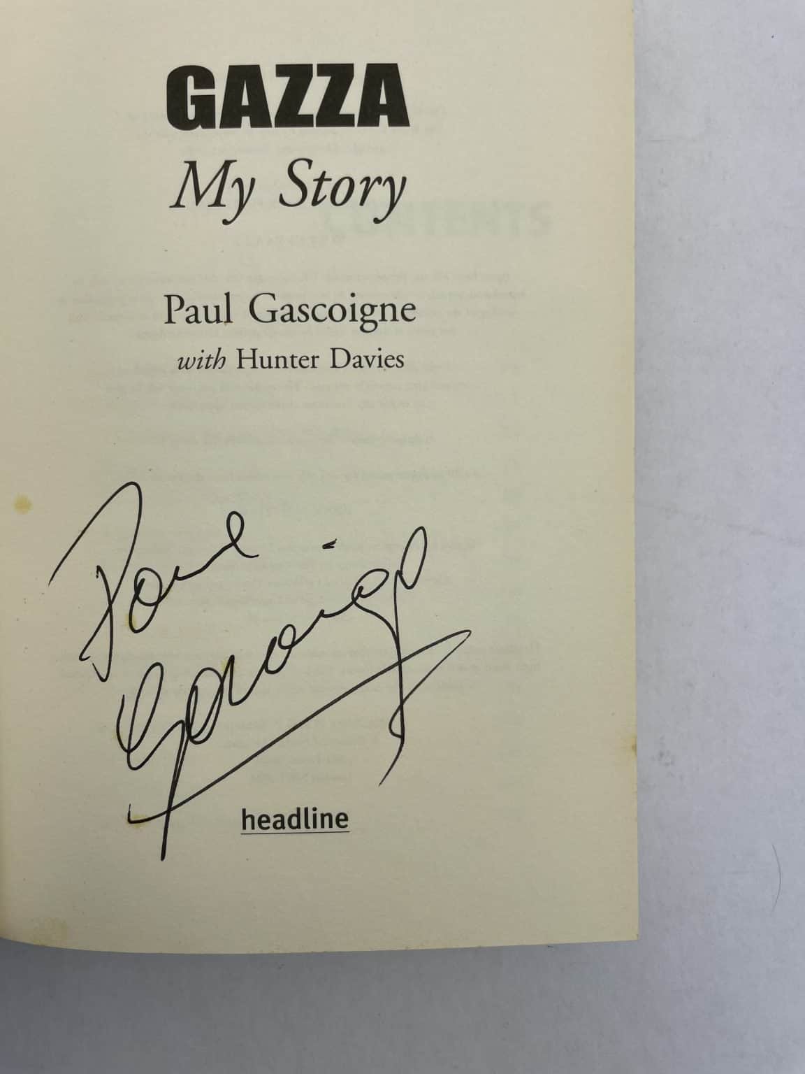paul gascoigne autograph 0027