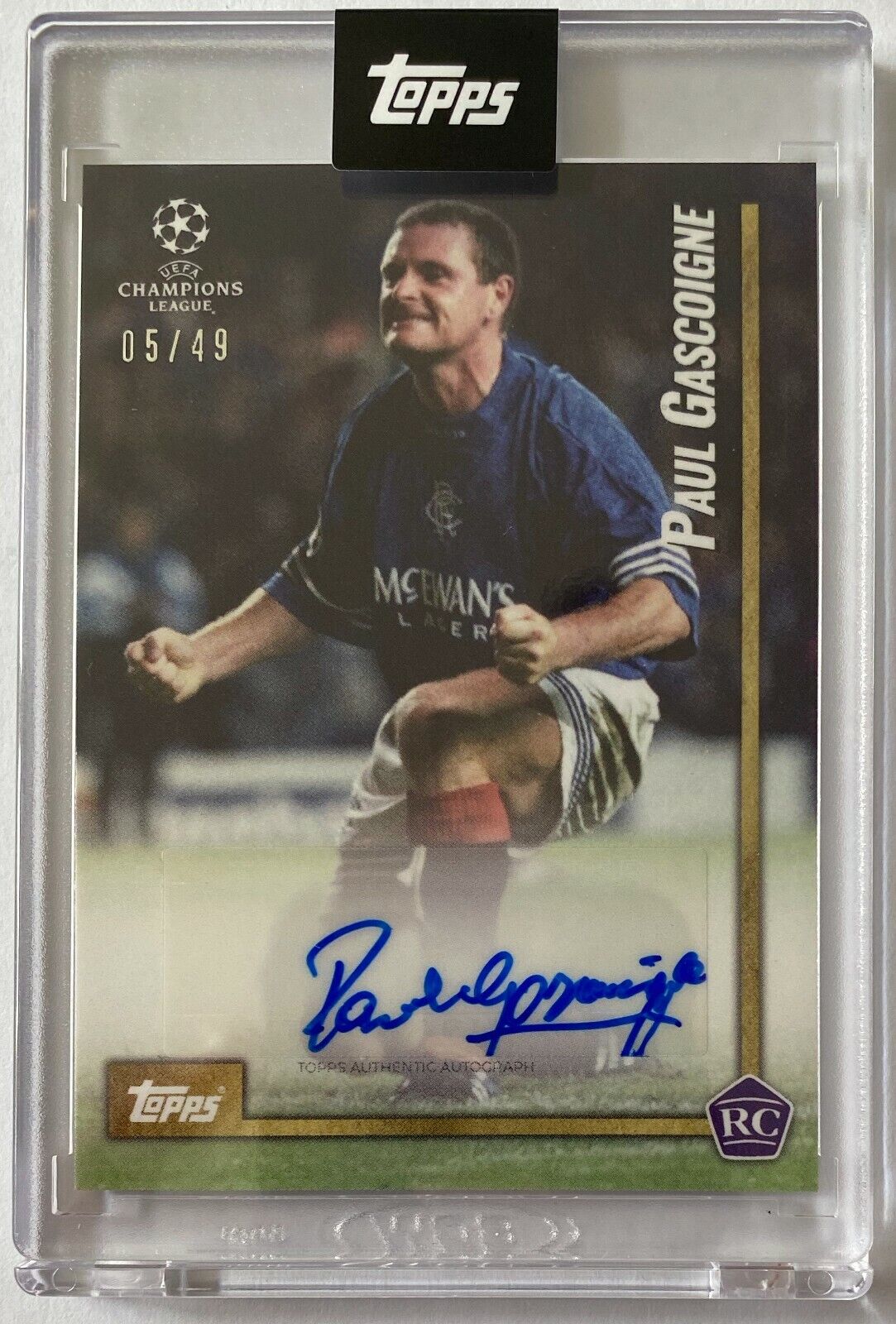 paul gascoigne autograph 0029