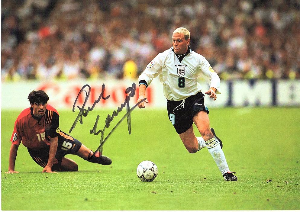 paul gascoigne autograph 0033