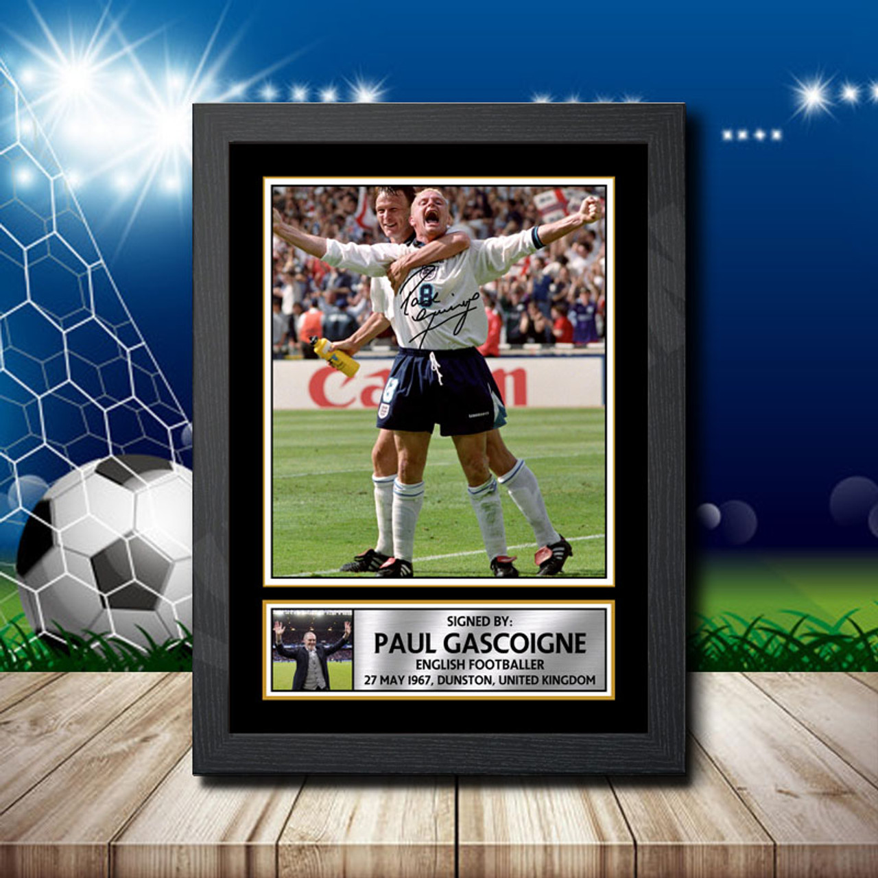 paul gascoigne autograph 0040
