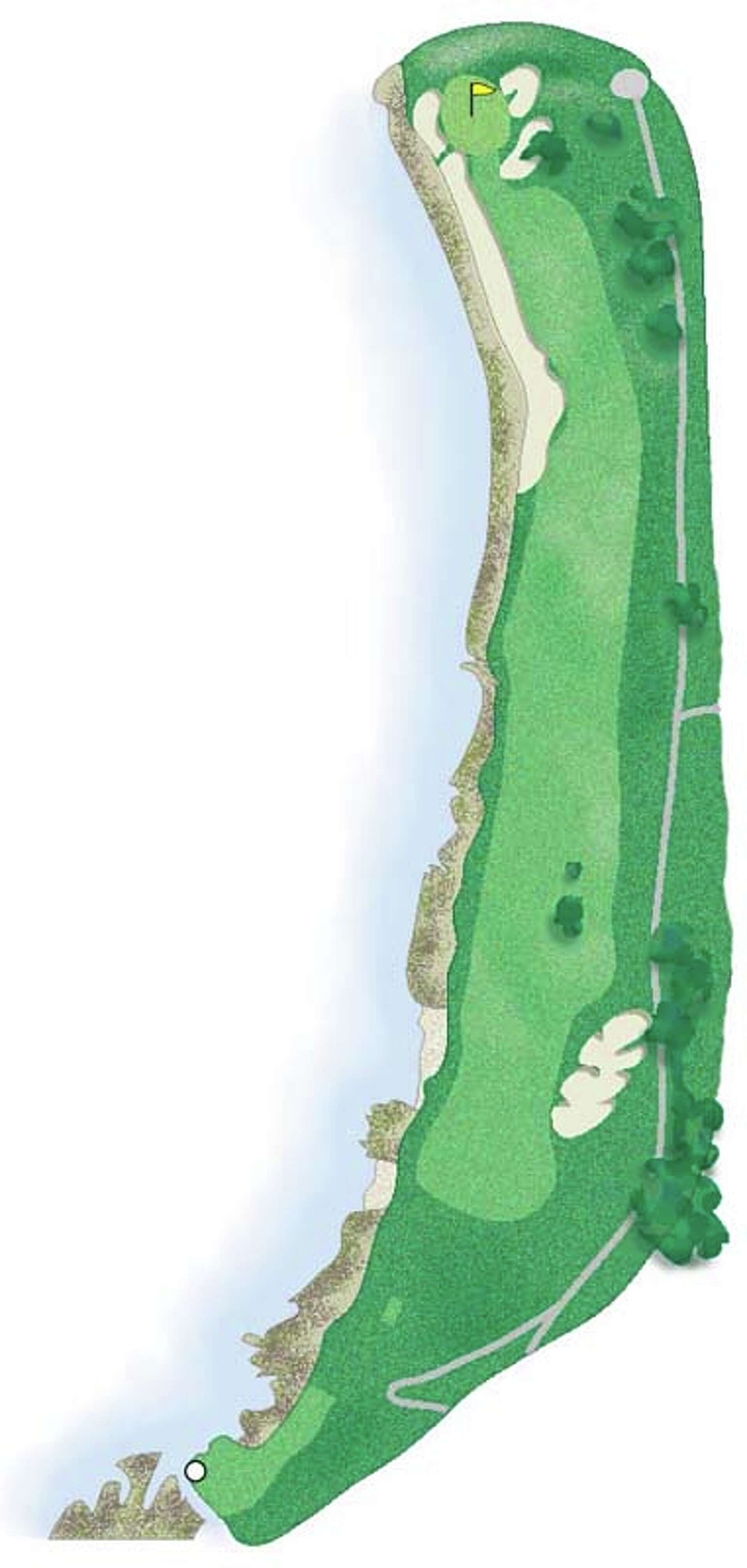 Pebble Beach hole 7 photos