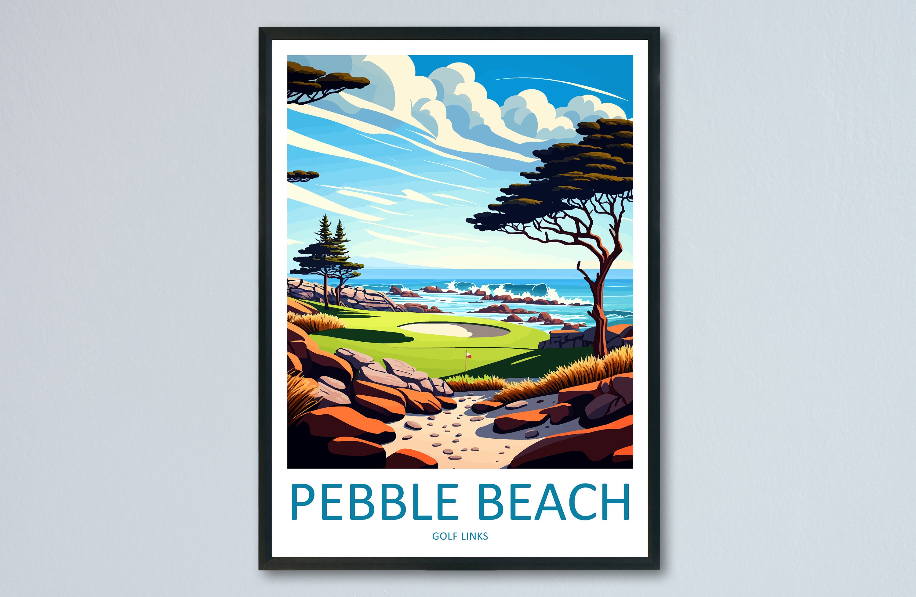 Pebble Beach landscapes