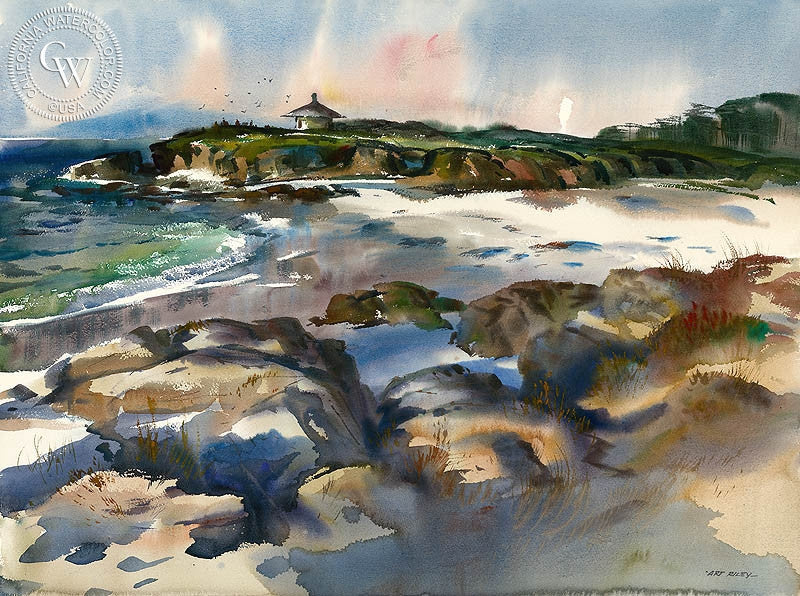 Pebble Beach sunset images