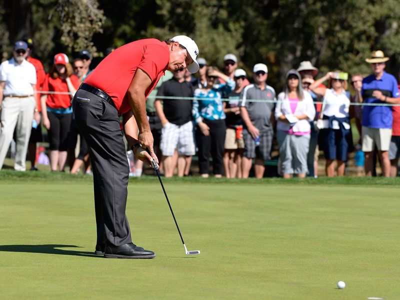Phil Mickelson putting drills