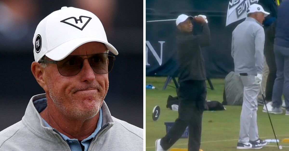 phil mickelson score today at the open 0013
