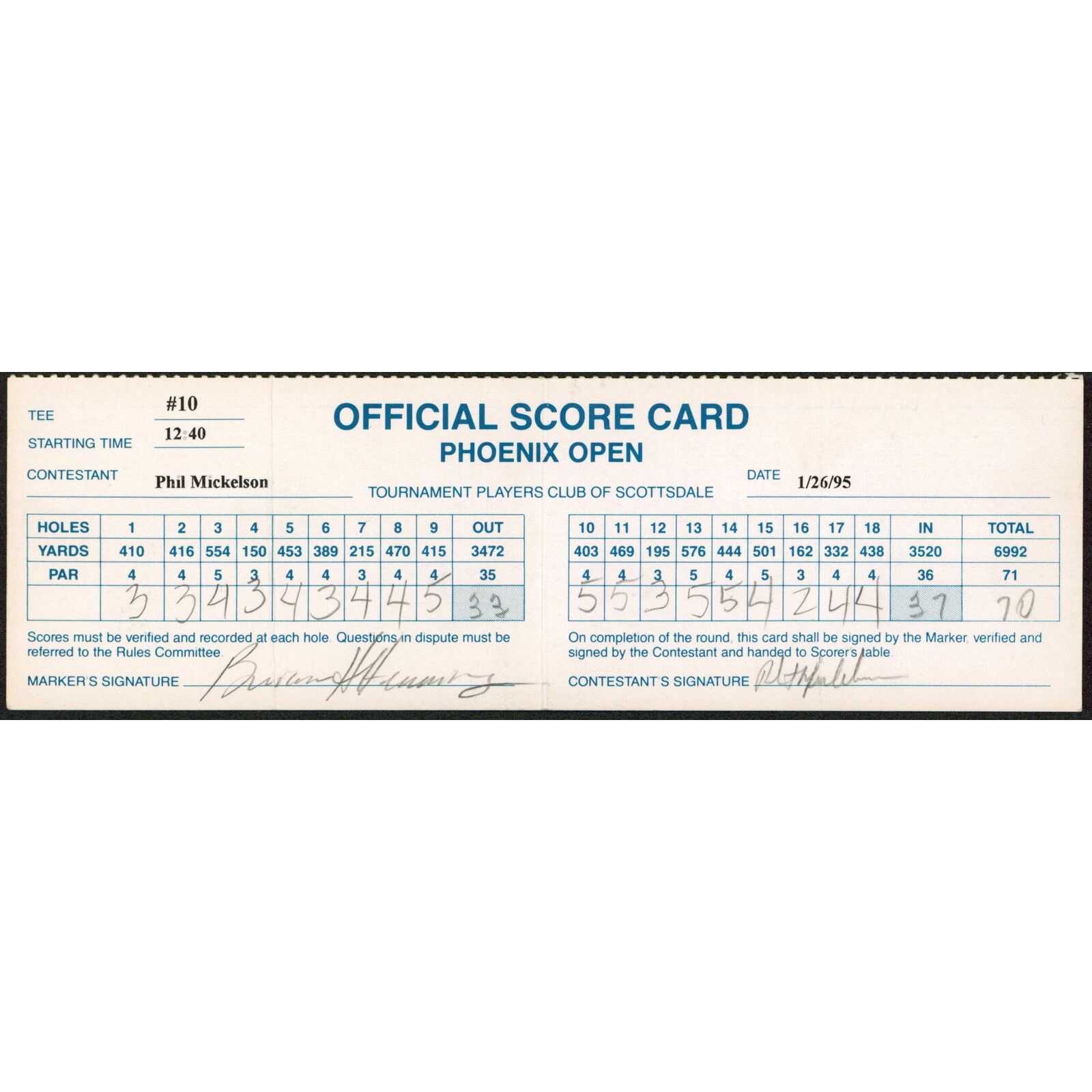 phil mickelson score today at the open 0016