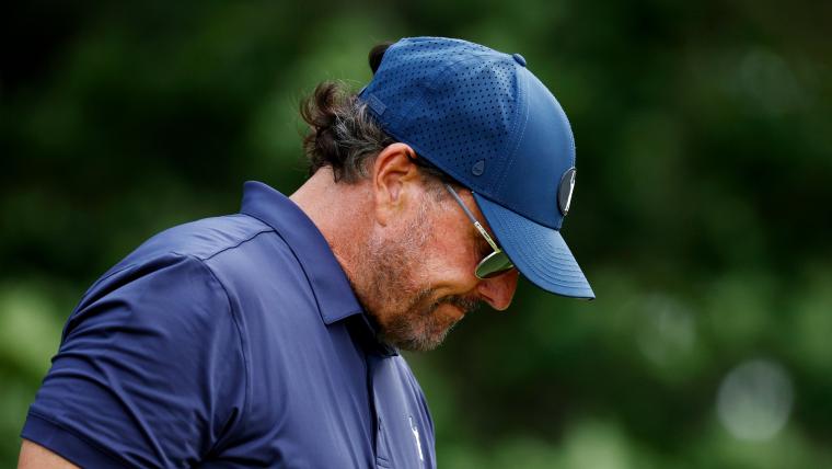 phil mickelson score today at the open 0026
