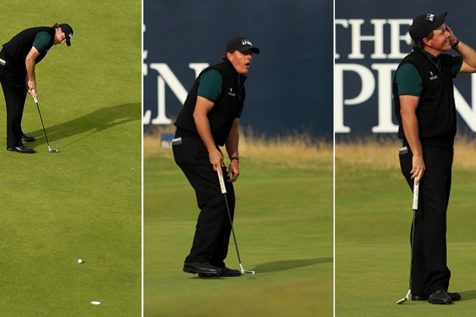 phil mickelson score today at the open 0029