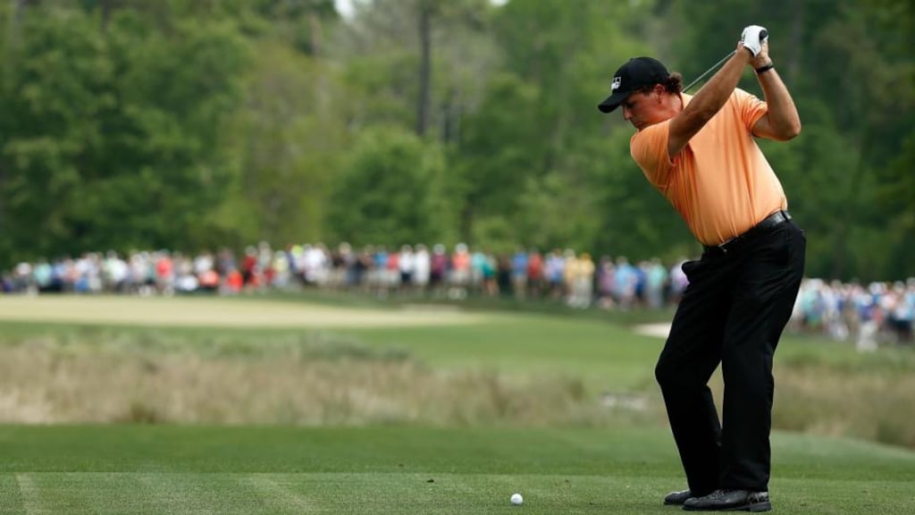 phil mickelson score today at the open 0036