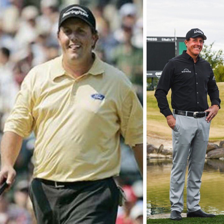 Phil Mickelson weight loss journey