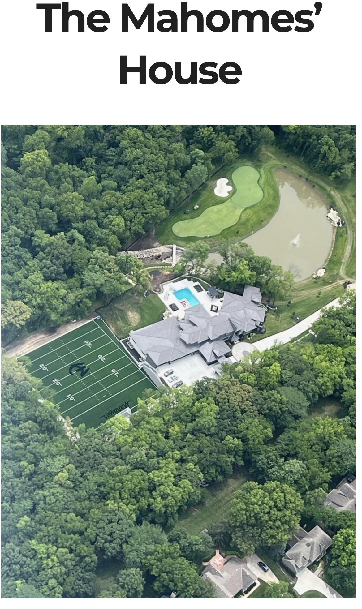 pictures of patrick mahomes new house