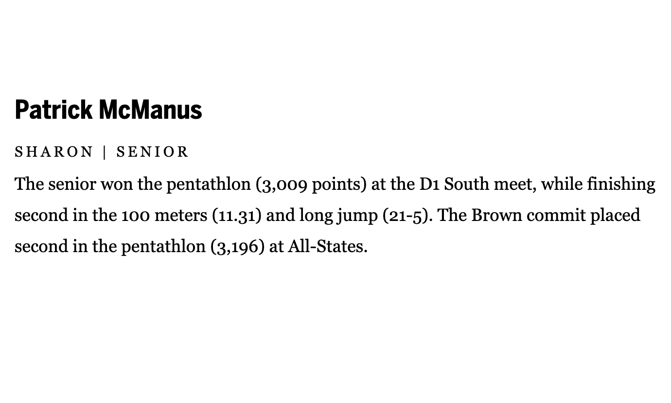 Pj McManus fan profile