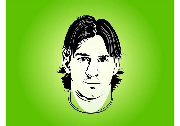portrait of messi
