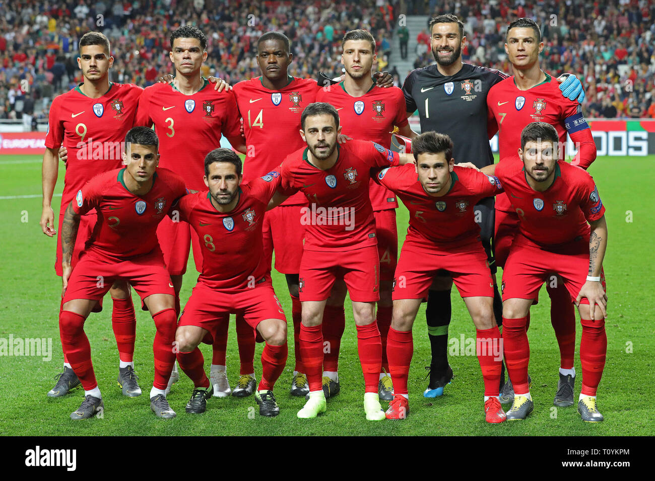 Portugal players team photo