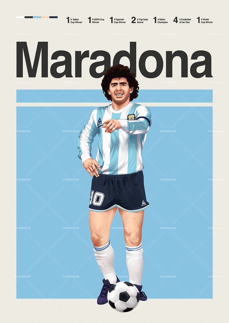 poster maradona