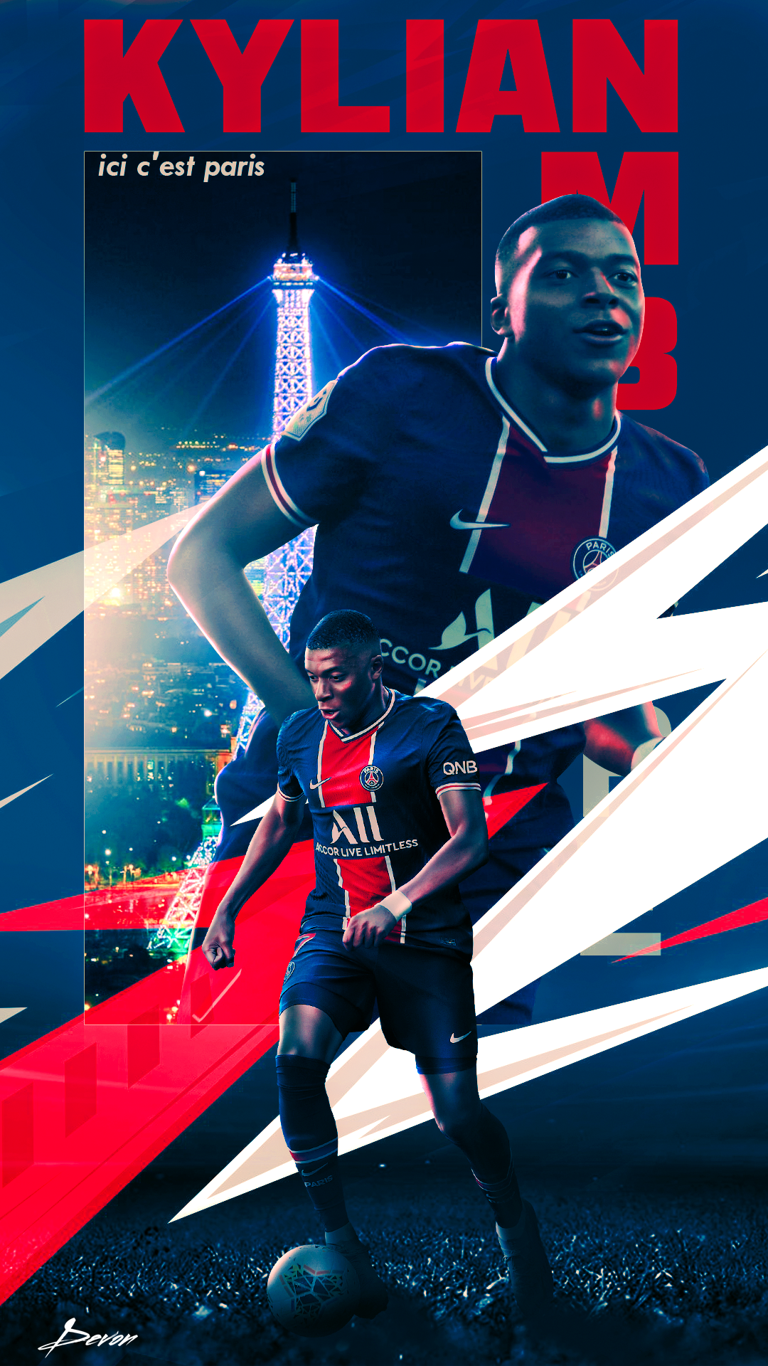 poster mbappe wallpaper 0009