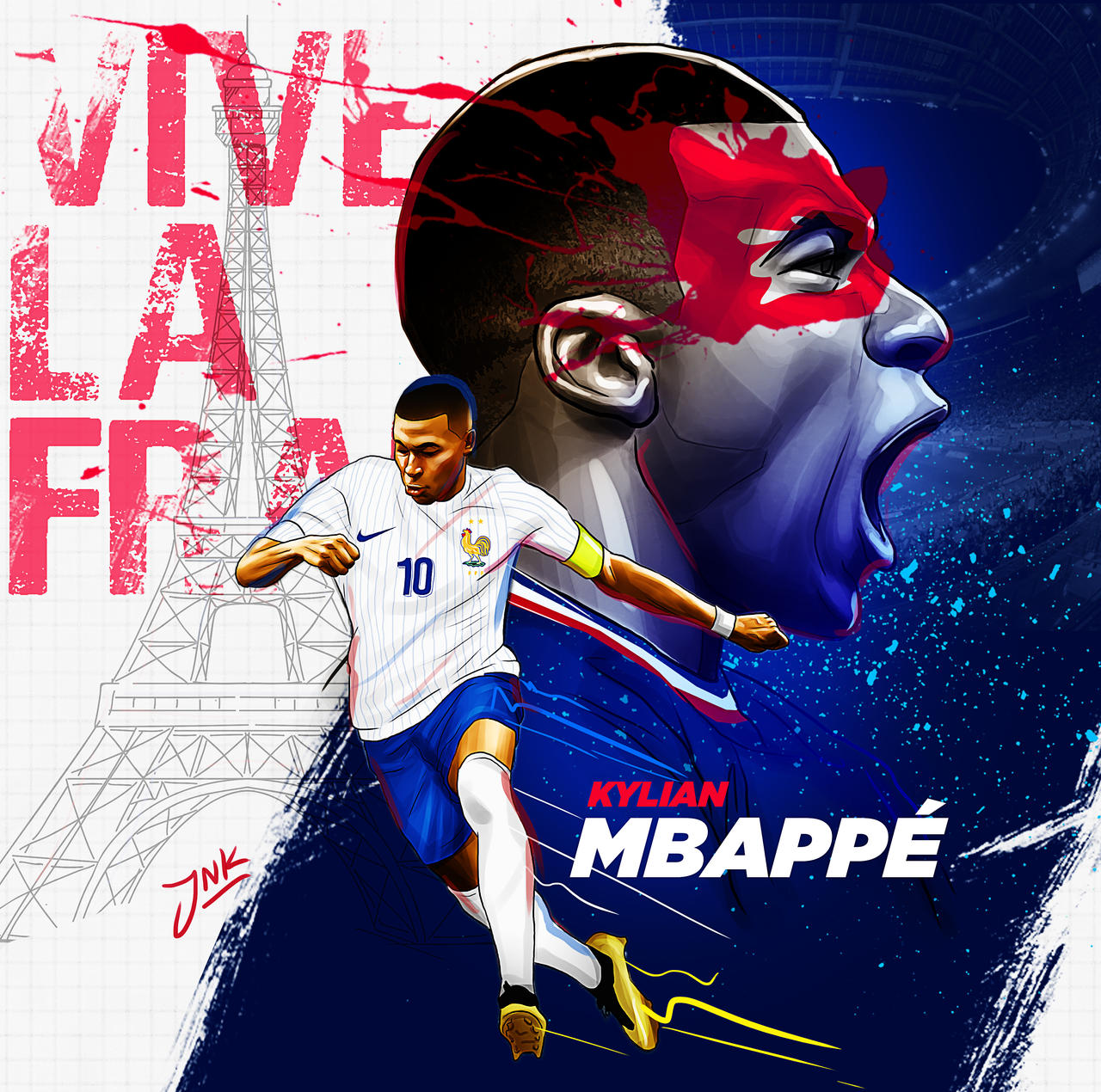 poster mbappe wallpaper 0021