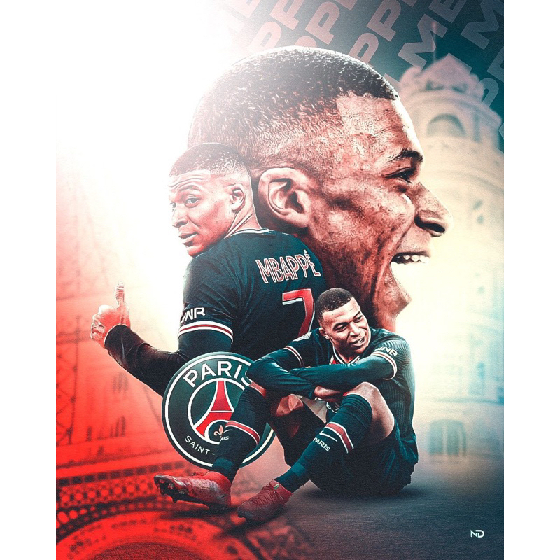 poster mbappe wallpaper 0025